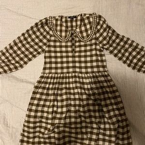 Checked Madewell Mini dress